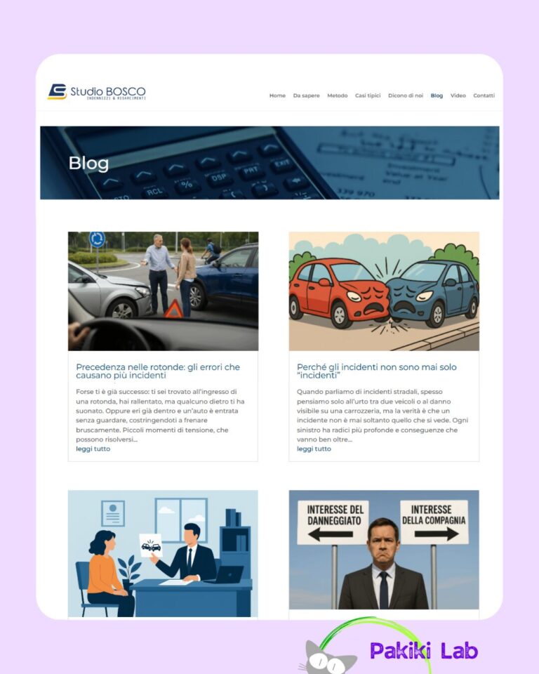 Parole al servizio di chi difende i diritti: come affianco Studio Bosco nella riattivazione del blog