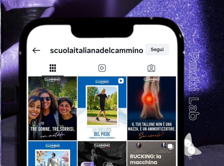 Gestione social per piccole attivià. Cosa può fare un post a settimana? Il caso reale della Scuola Italiana del Cammino: 15 contatti in un mese con una gestione social minima.
